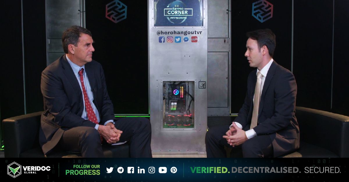 Veridoc Global Coo Daniel Da Silva Lay Appears On Crypto Corner 0783