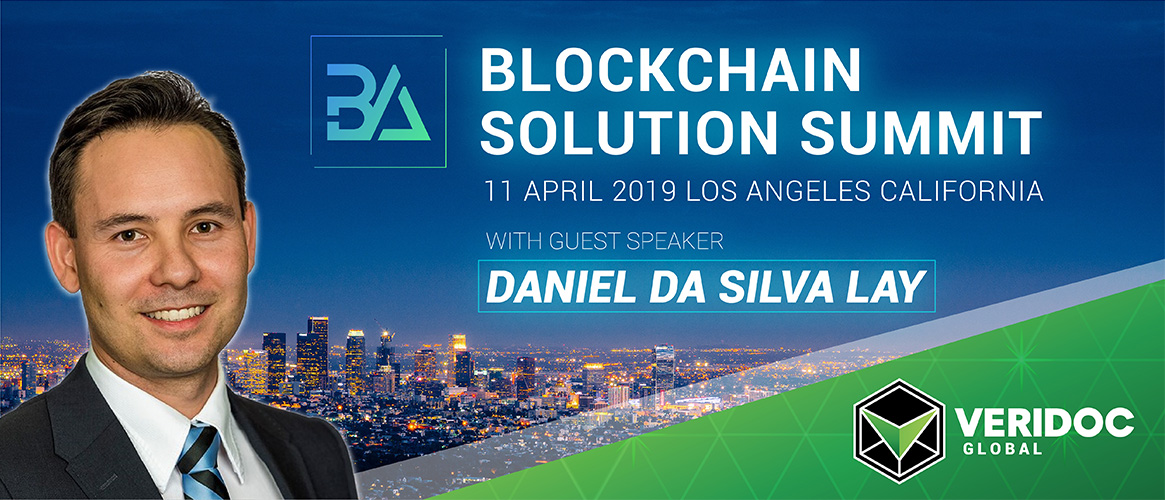 Veridoc Global Coo Daniel Da Silva Speaking This Week At The Blockchain Solution Summit 7076
