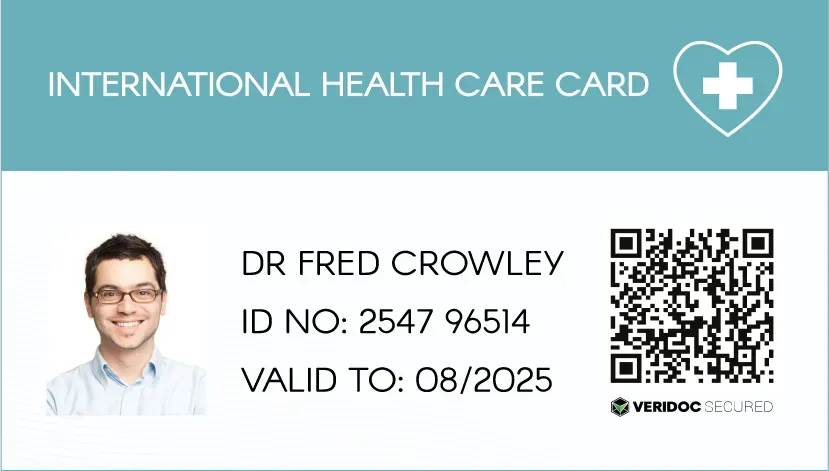 International Health Care Card