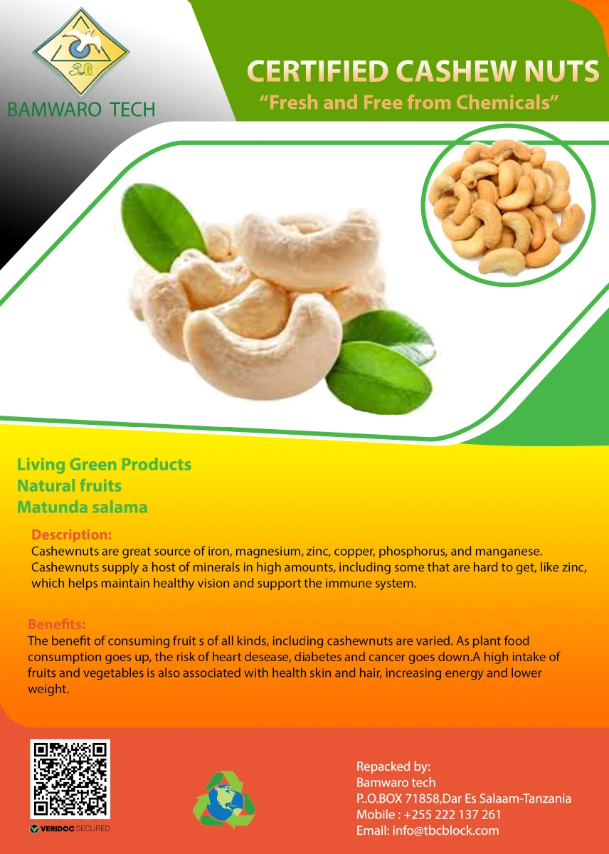 Certified Cashew Nuts