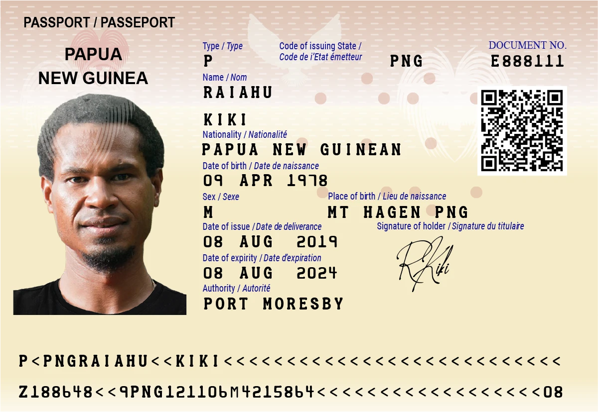 Papua New Guinea Passport