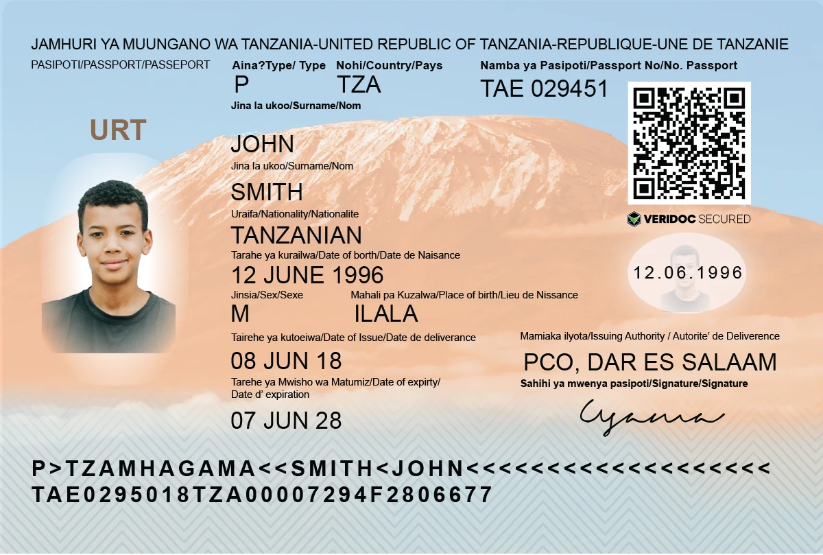 Tanzanian Passport